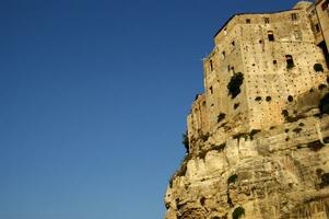 detalles de el ciudad de tropea en puglia Italia foto