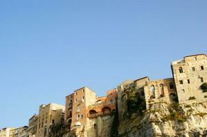 detalles de el ciudad de tropea en puglia Italia foto