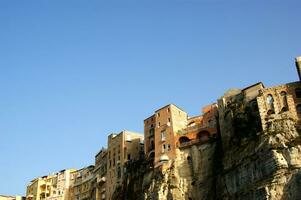Details of the city of Tropea in Puglia Italy photo