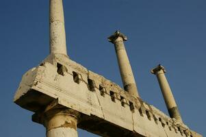 detalles de el antiguo ciudad de Pompeya Nápoles foto