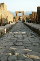 details of the ancient city of Pompeii Naples photo