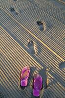 footprints in the sand photo