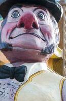 details of the masks of the carnival of Viareggio photo