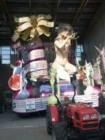 details of the masks of the carnival of Viareggio photo