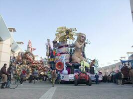 detalles de el mascaras de el carnaval de viareggio foto