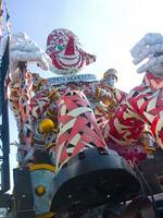 details of the masks of the carnival of Viareggio photo