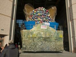 details of the masks of the carnival of Viareggio photo