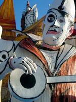 details of the masks of the carnival of Viareggio photo