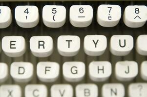 a close up of a typewriter keyboard with the letters oop photo