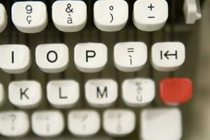 a close up of a typewriter keyboard with the letters oop photo