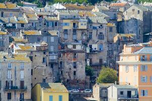 photographic view of the city of Bastia france photo