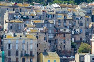 fotográfico ver de el ciudad de bastia Francia foto