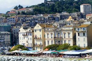 fotográfico ver de el ciudad de bastia Francia foto