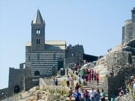 the church of the seaside village of Portovenere Liguria photo