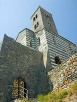 the church of the seaside village of Portovenere Liguria photo