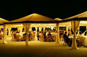 fiesta de noche de verano foto