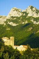 The suggestive view of monte forato italy photo