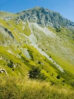 en el carreteras de el apuano Alpes Italia foto