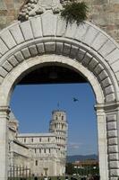 Piazza dei miracoli in Pisa Italy photo