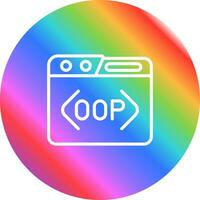 oop vector icono