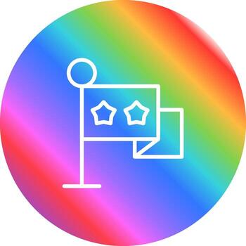 icono de vector de bandera