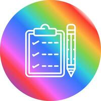 Writing pad Vector Icon