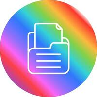 Folder with documents Vector Icon