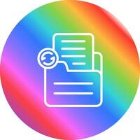 Document Sync Vector Icon