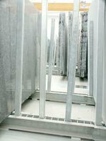 storage of marble slabs ready for processing photo