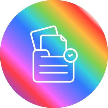 icono de vector de documento