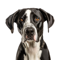 Portrait of harlequin Great Dane png