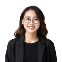 Asisan business girl isolated png