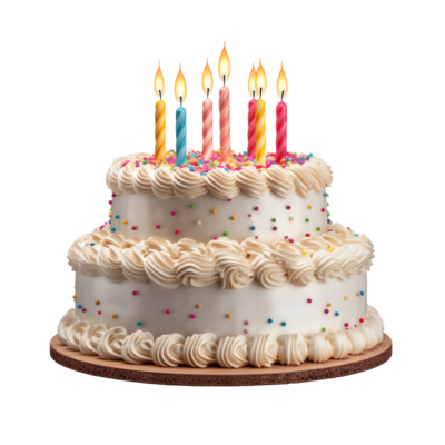 Happy Birthday Cake Topper PNGs for Free Download