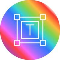 Font Design Vector Icon