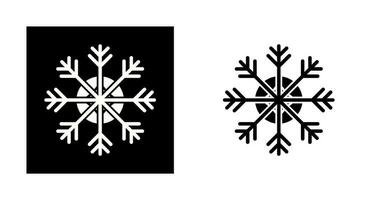 icono de vector de copo de nieve