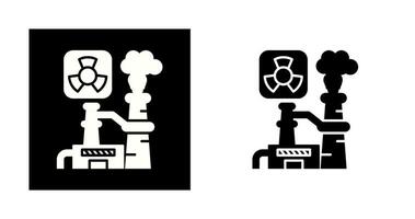 Nuclear Plant Vector Icon