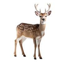 Cute Christmas deer isolated png