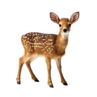 Cute Christmas deer isolated png