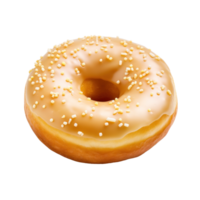 Vanilla donut isolated png