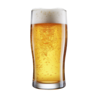 Glass of beer isolated png