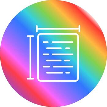 Document Size Vector Icon