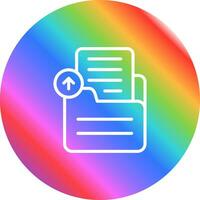 Document Upload Vector Icon