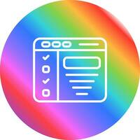Design Brief Vector Icon