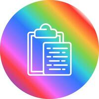 Document Paste Vector Icon