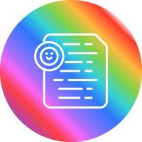 Document Insert Emoji Vector Icon