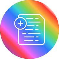 Document Insert Icon Vector Icon
