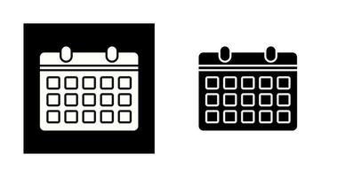 icono de vector de calendario