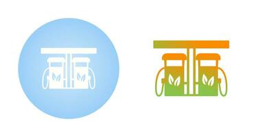 Eco friendly Petrol Pump Vector Icon