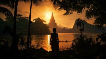 maravilloso imagen capturado en Tailandia Sureste Asia foto