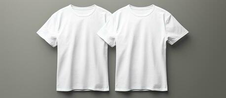 Gray background with space for text on white t shirts photo